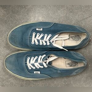 Vans Blue Canvas Men's Shoes